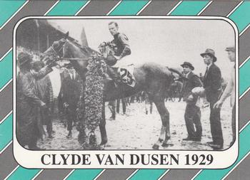 1991 Horse Star Kentucky Derby #55 Clyde Van Dusen Front